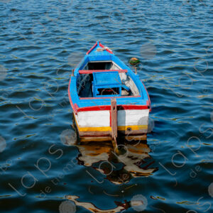 Small boat on the sea