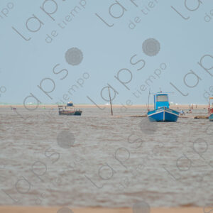 mall fishing boats in the sea and river