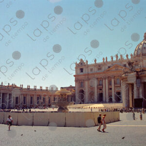 St. Peter's Square, under repair, Rome, Vatican