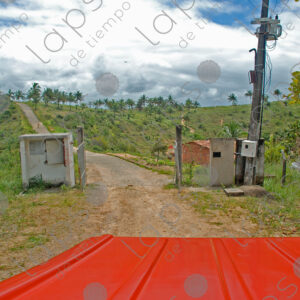 Subjective view of the front of the buggy