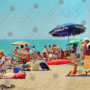 Torvaianica beach, ambient summer, Italy