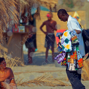 Torvaianica beach peddling, Italy