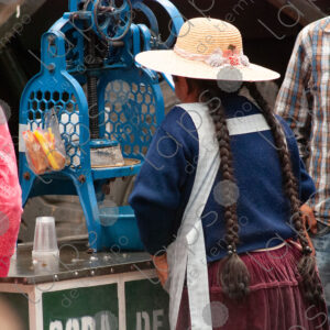 Bolivian street vendor