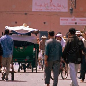 Bustling Marrakech Pedestrian Scene