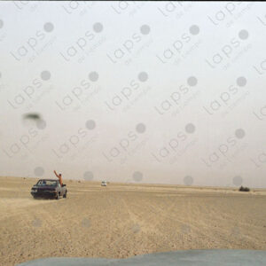 Caravan crossing the Western Sahara desert