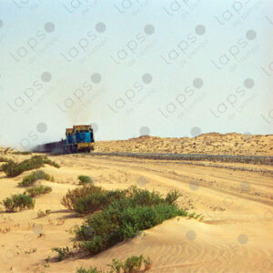 Iron Ore Train in Western Sahara desert