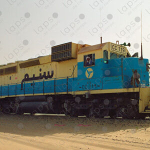 Iron Ore Train in Western Sahara desert