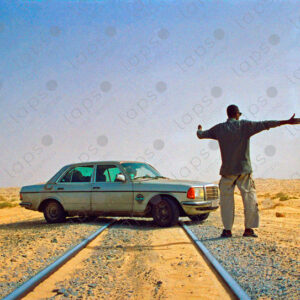 Iron Ore Train in Western Sahara desert
