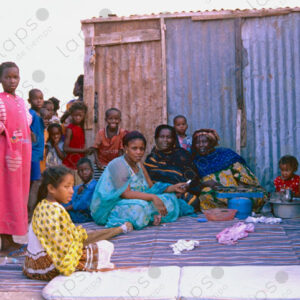 Mauritanian Women with Tea Stove and Children