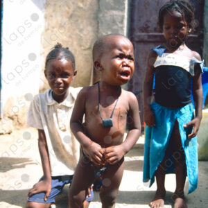 Portrait of Three Children in Nouakchott