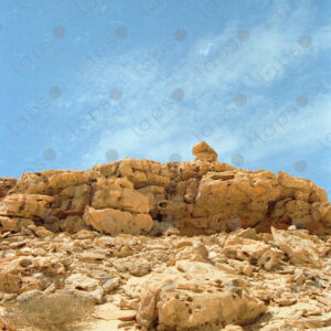 Rock formations in the Western Sahara Desert