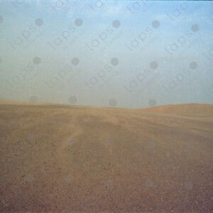 Sandstorm begins in the Western Sahara desert