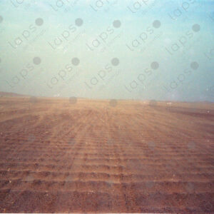 Sandstorm begins in the Western Sahara desert