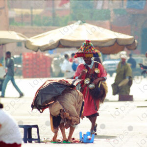 Street Scene in Jemaa el-Fna, Marrakech