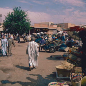 Tangier Morocco Market with Islamic Community