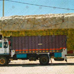 Truck Loaded with Grass in a Parking Lot, Fez, Morocco